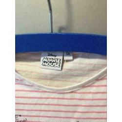 Minnie mouse longsleeves, maat: 116