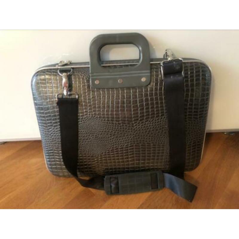 Bombata laptoptas donker grijs 43cm