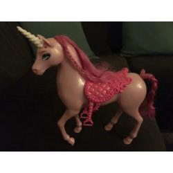 Mooi roze Barbie eenhoorn
