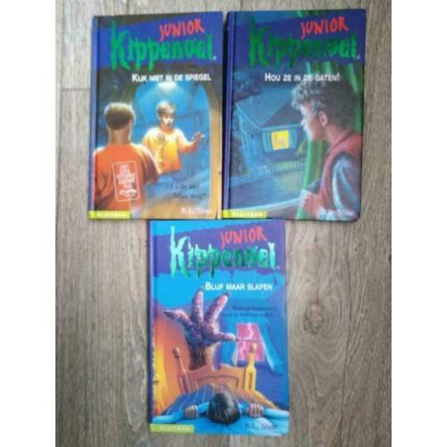 3 boeken KIPPENVEL JUNIOR ZGAN samen €1,50