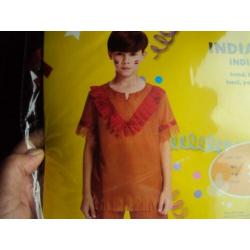 3 Nieuwe Indianen Pakken maat 110-128-146 / nog in plastic