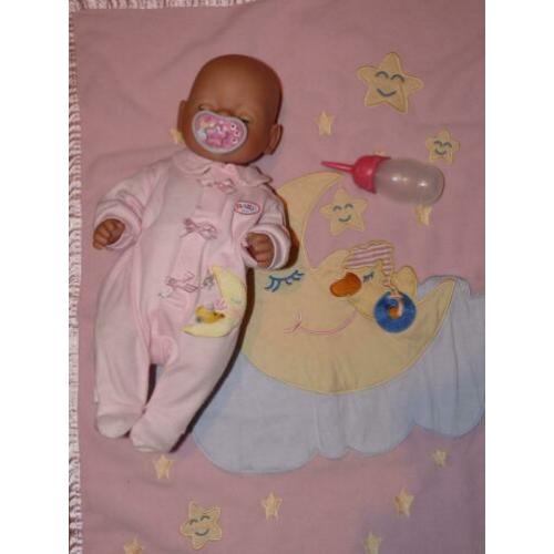 * Speelset van Baby Born // Babypop met Fleece Speelkleed