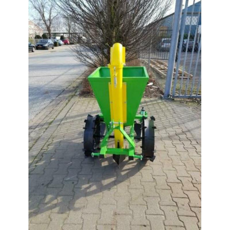 1 rij aardappelplanter