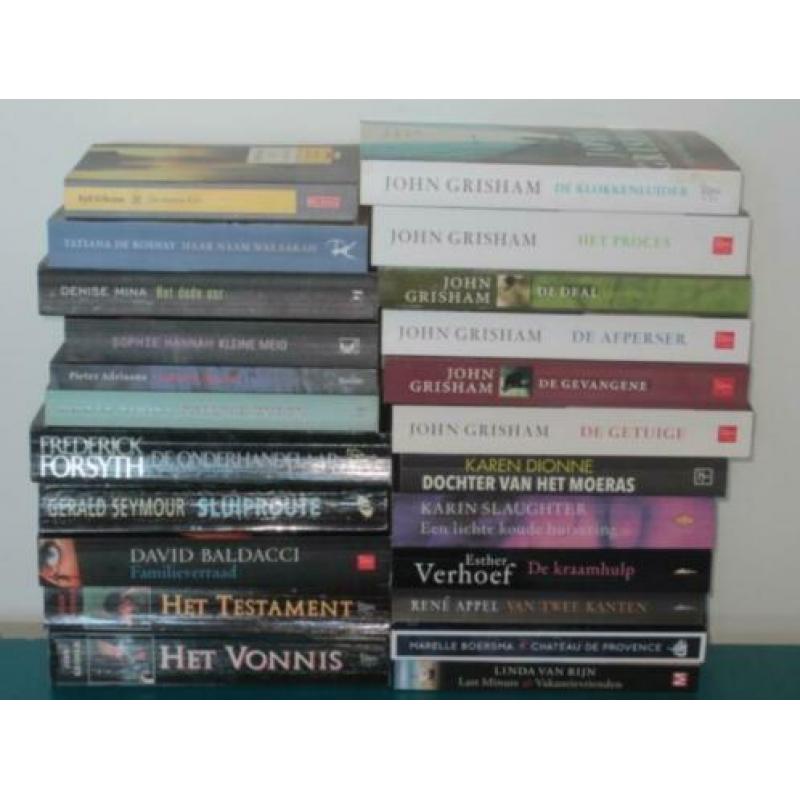 F14: Thrillers oa. Baldacci Grisham Slaughter Appel van Ri