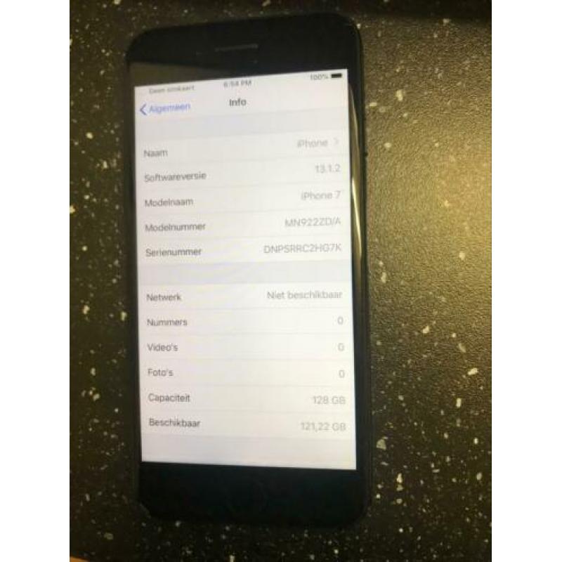 IPhone 7 128gb batterij 100%