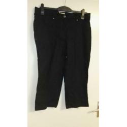 Brax Donkerblauw Broek Mt 44 ZGAN! Alicia Driekwart