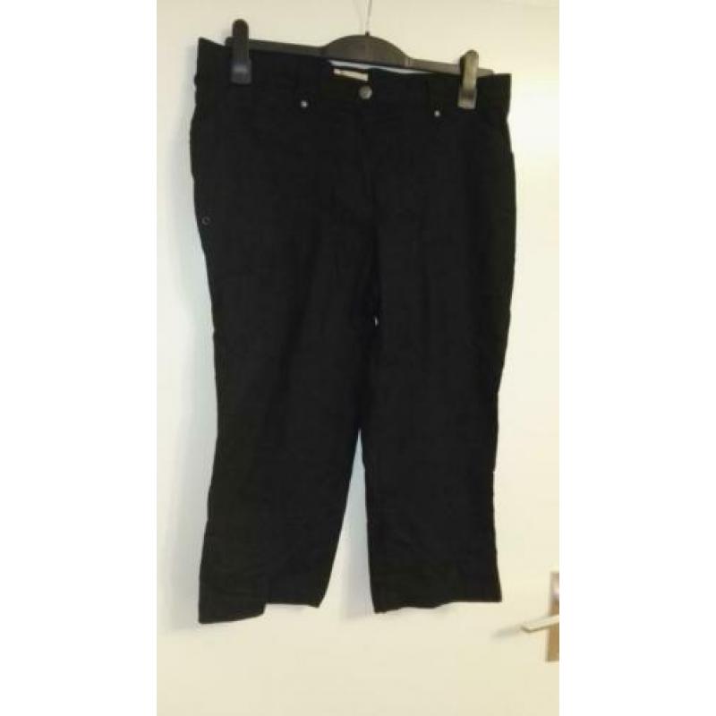 Brax Donkerblauw Broek Mt 44 ZGAN! Alicia Driekwart