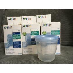 Avent bewaarbekers via borstvoeding 180ml