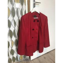 Topvintage Rode Mantel