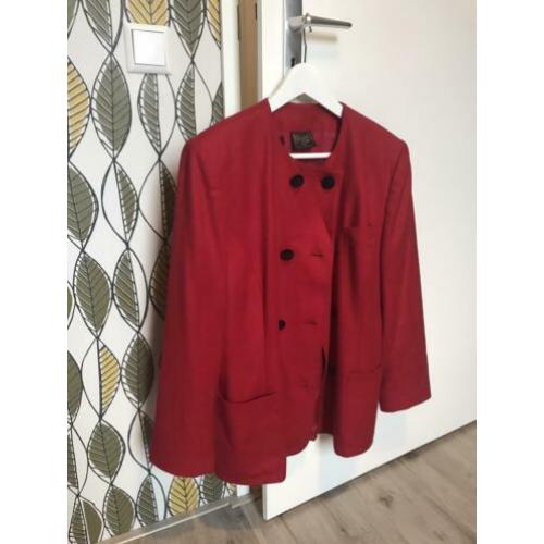 Topvintage Rode Mantel