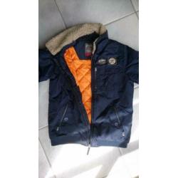 Winterjas Maat 152 Outburst Jongens Donkerblauw