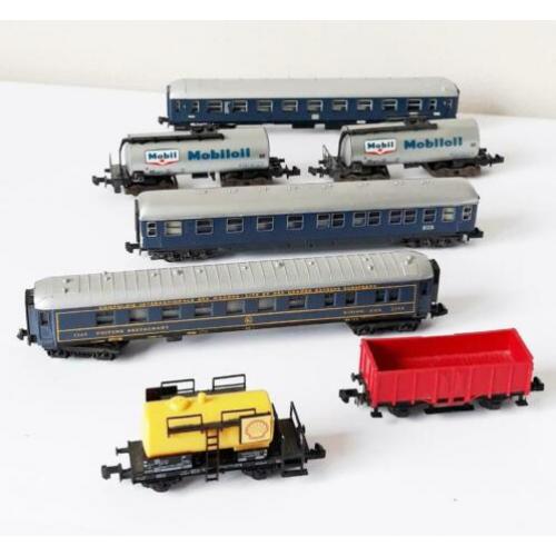 Treinwagons n-spoor Minitrix/Fleischmann/Arnold
