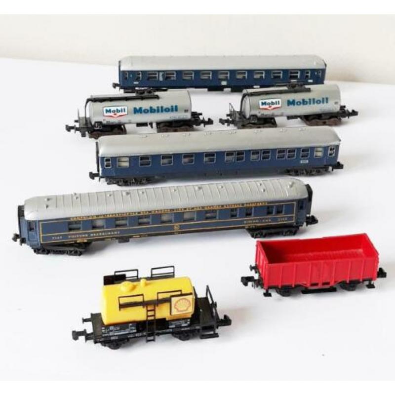 Treinwagons n-spoor Minitrix/Fleischmann/Arnold