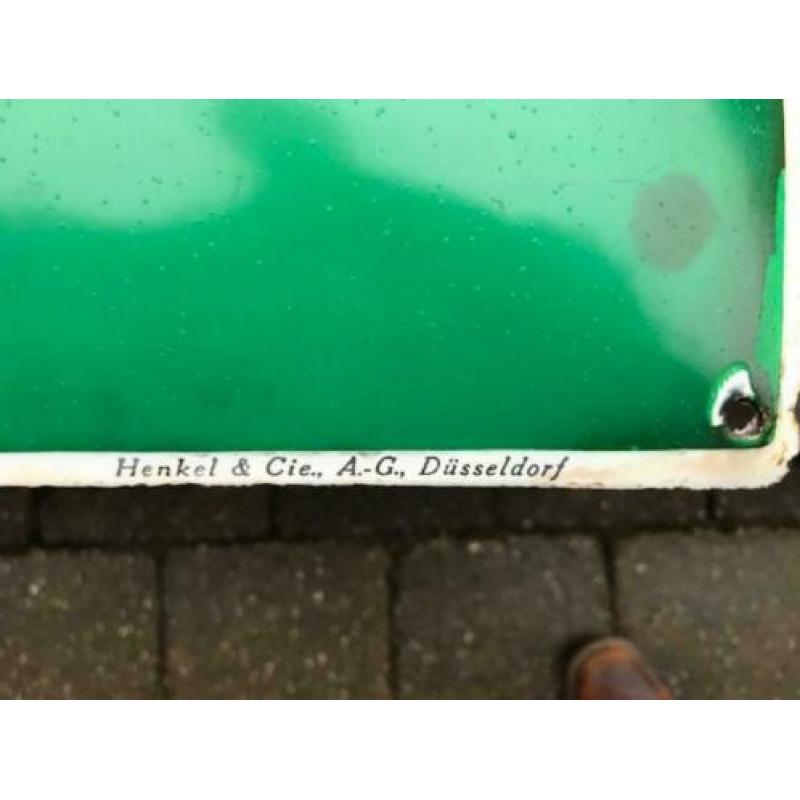 vintage bol emaille reclamebord Persil (reclame bord antiek)