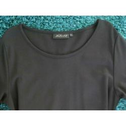 Elegante zwarte jurk driekwart mouw Jazlyn maat S 36