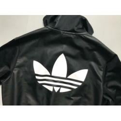 Adidas trainingsjasje maat 152 zwart