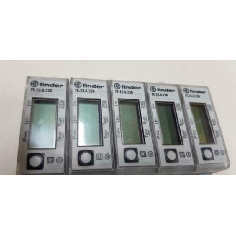 Finder digitale Groepenkast KWh-meter 230V (5x)