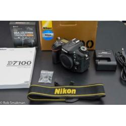 Nikon D7100 spiegelreflex Camera als nieuw