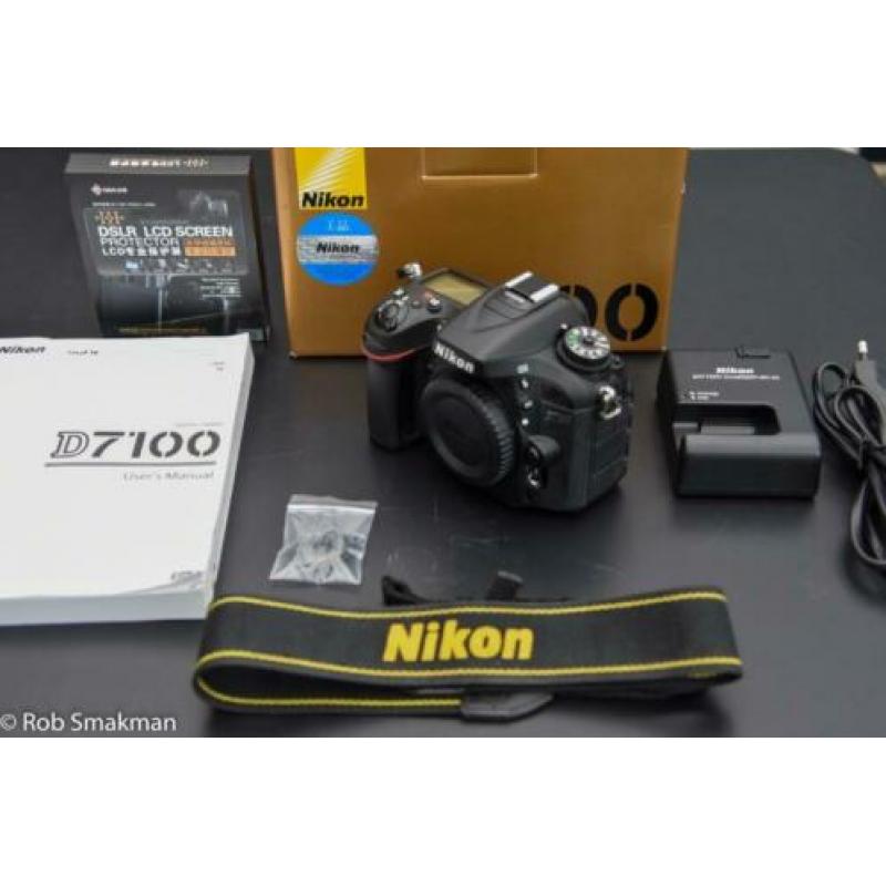 Nikon D7100 spiegelreflex Camera als nieuw