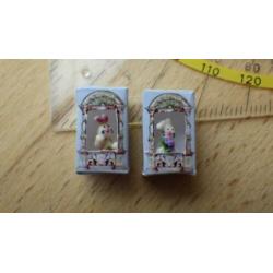 Poppenhuis micro paashaasje in doos (d443)