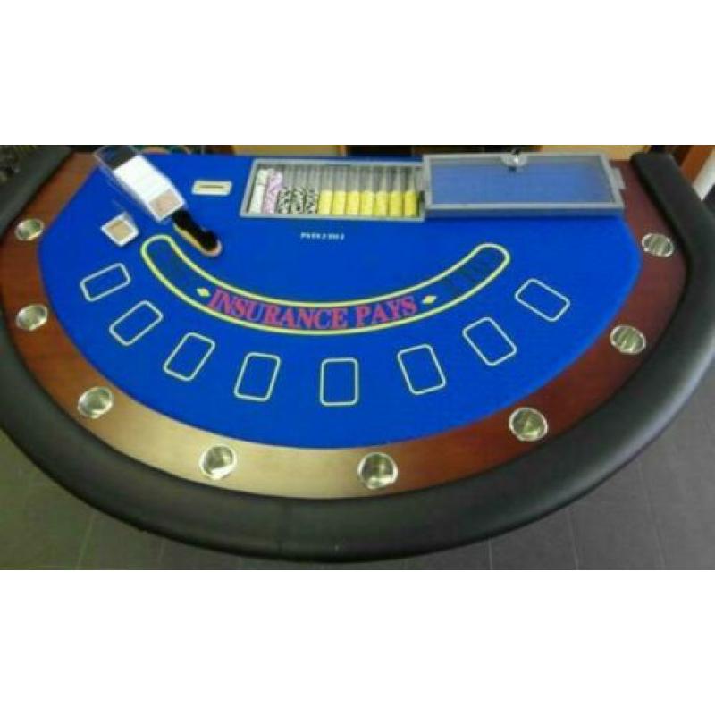 Te  Huur  Casino compleet met Roulette, Blackjack,Pokertafel
