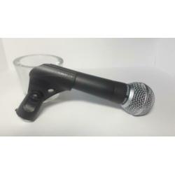 SHURE SM58 * Met Houder, Kabel en Tas * Nauwelijks gebruikt.
