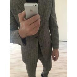 **VERKOCHT** PAL ZILERI Kostuum Plaid/Geruit/Fijne rui