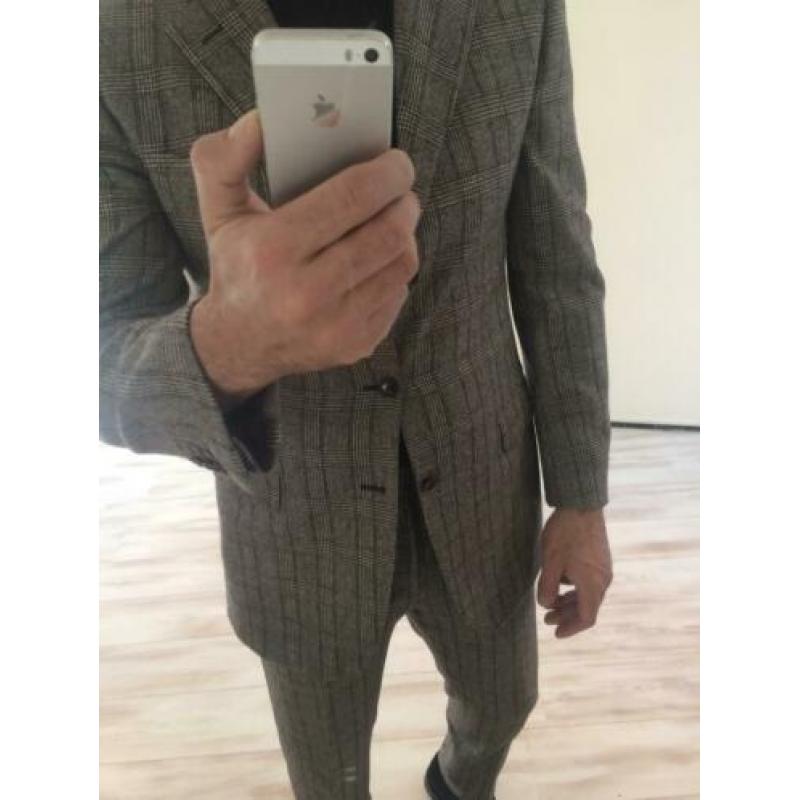 **VERKOCHT** PAL ZILERI Kostuum Plaid/Geruit/Fijne rui