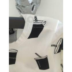 Carlijn Q milkshake NIEUW shirt trui longsleeve maat 86/92