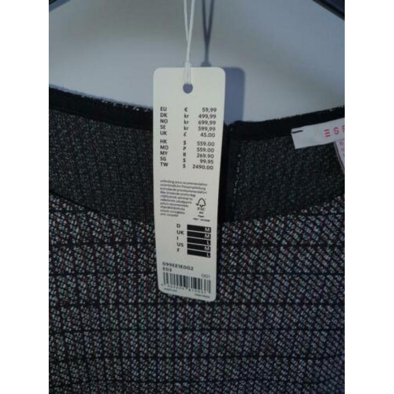 Nieuw jurkje van Esprit | maat M | zwart met bruin