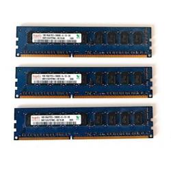 3 x 1 GB DDR3 1066 Mhz geheugen