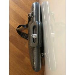 Bombata laptoptas donker grijs 43cm