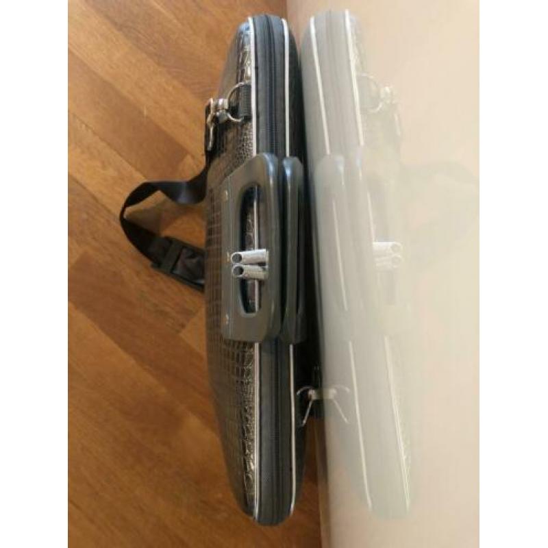 Bombata laptoptas donker grijs 43cm