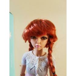 BJD Minifee Céline tan (R), met upgrade ogen en face-up