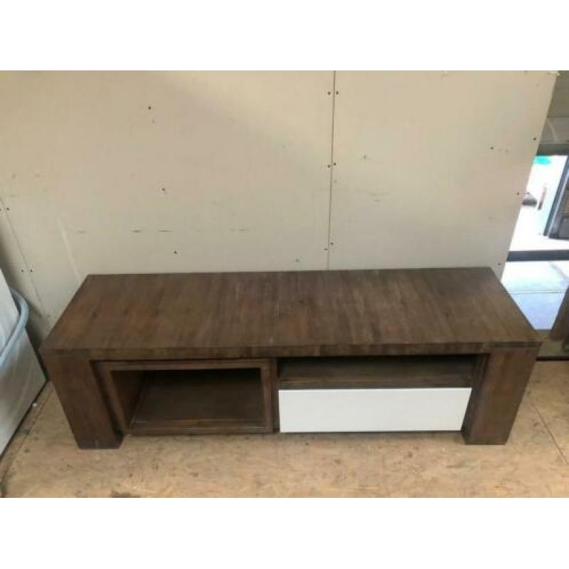 Stoer tv meubel massief acacia hout
