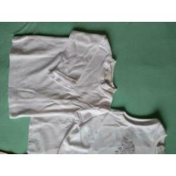 Katoenen setje: jurk, legging, longsleeve.