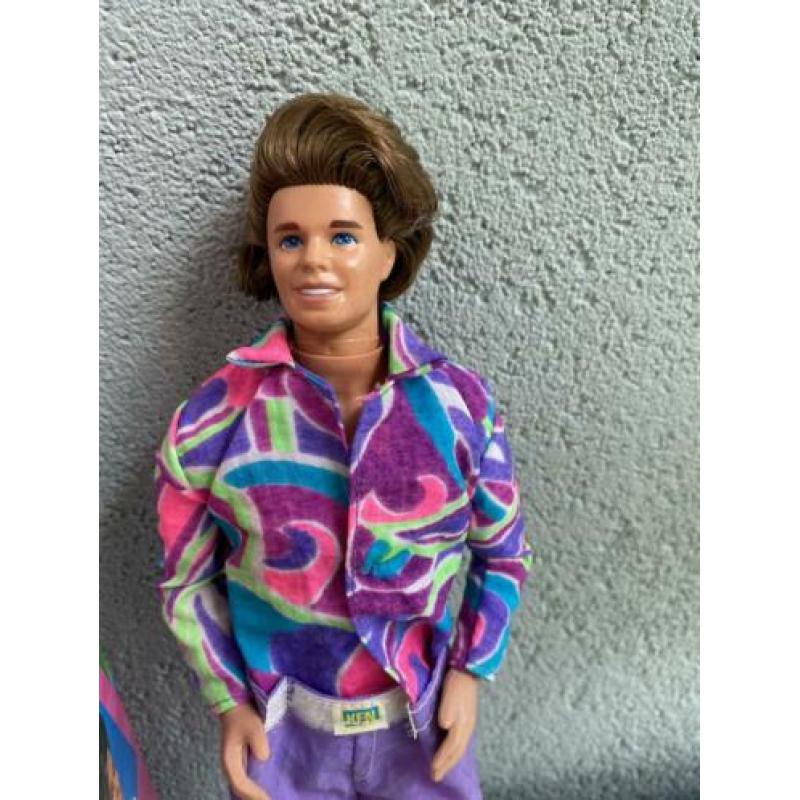 Barbie totally hair Ken met box en gel 1991