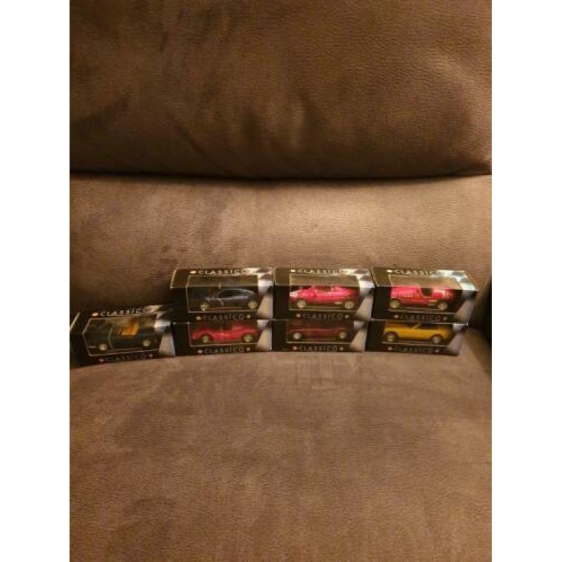 7 Collezione Classico Ferrari's in originele verpakking