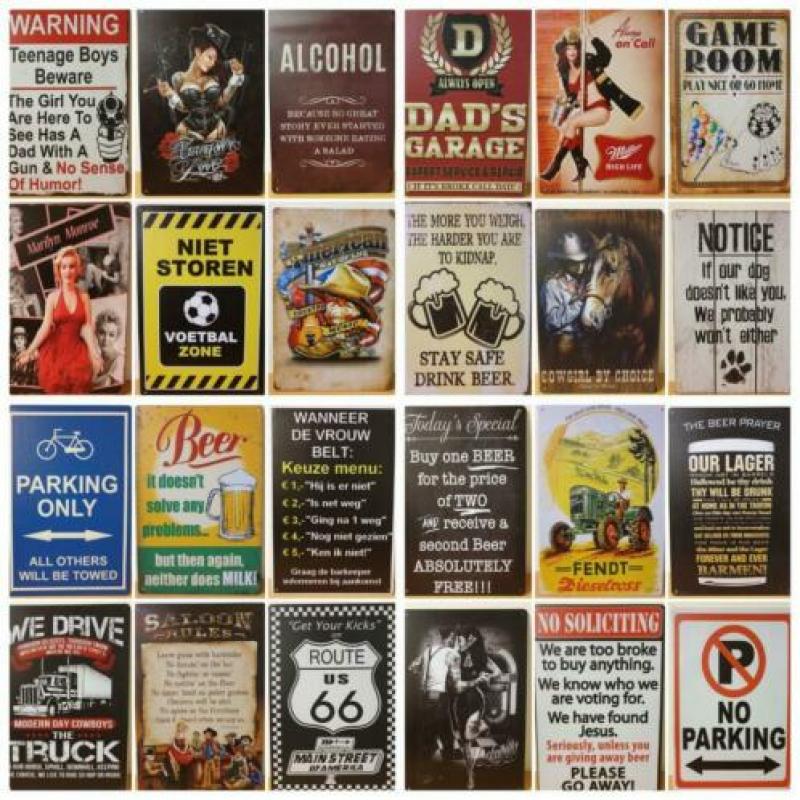 Branson guitar shop gitaar reclamebord van metaal vintage