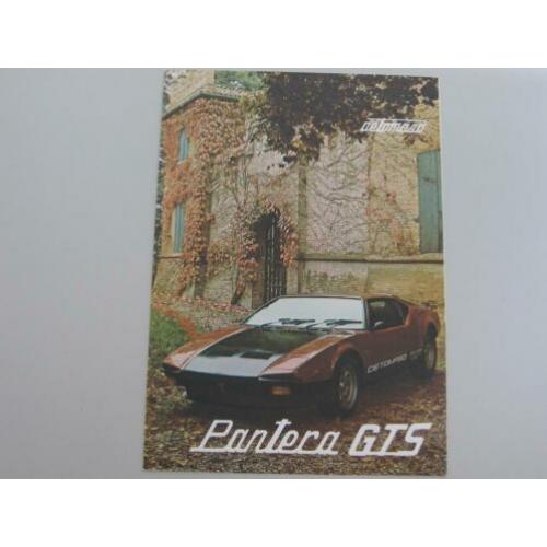 DT 001 De Tomaso Pantera GTS Folder,