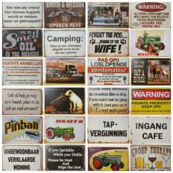 Branson guitar shop gitaar reclamebord van metaal vintage