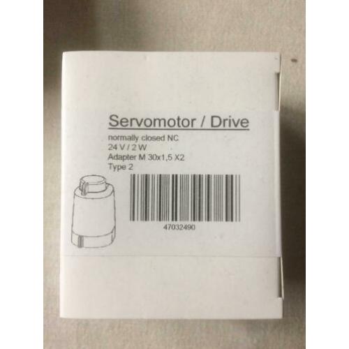 4 stuks Servomotor vloerverwarming