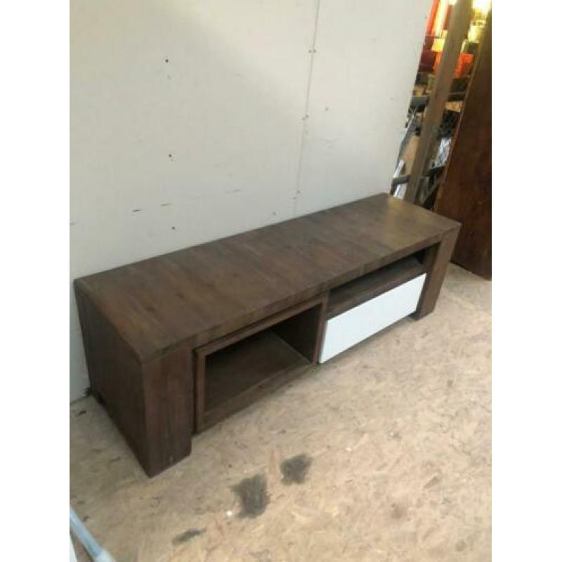 Stoer tv meubel massief acacia hout