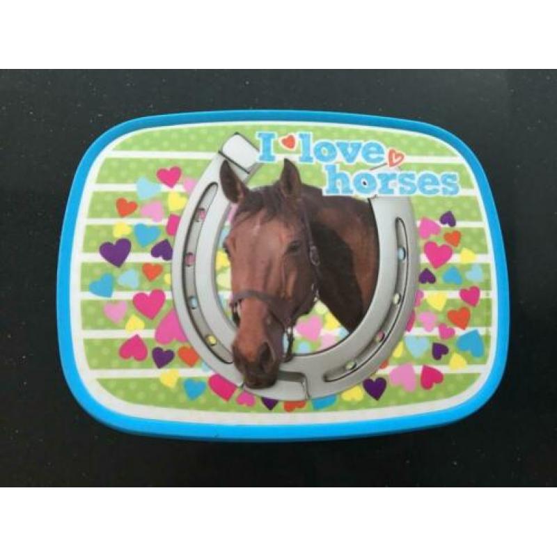 Broodtrommel van MEPAL met afbeelding van een paard