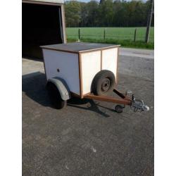 Dubbele hondentrailer/ kleine veetrailer