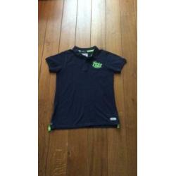 Blauw poloshirt merk Retour maat 14