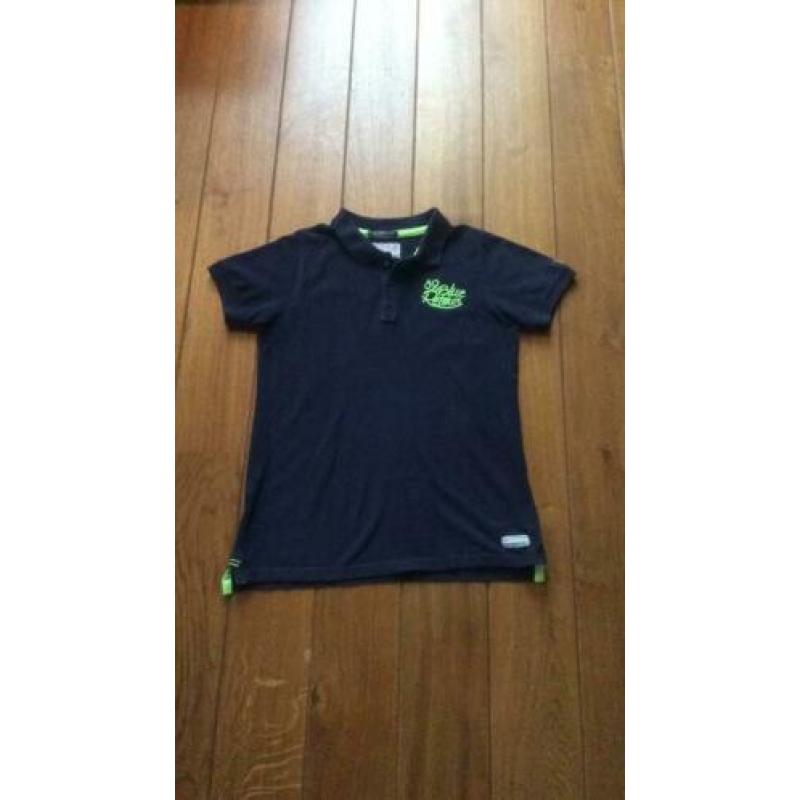Blauw poloshirt merk Retour maat 14