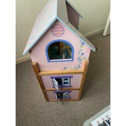 Super mooi poppenhuis met toebehoren!