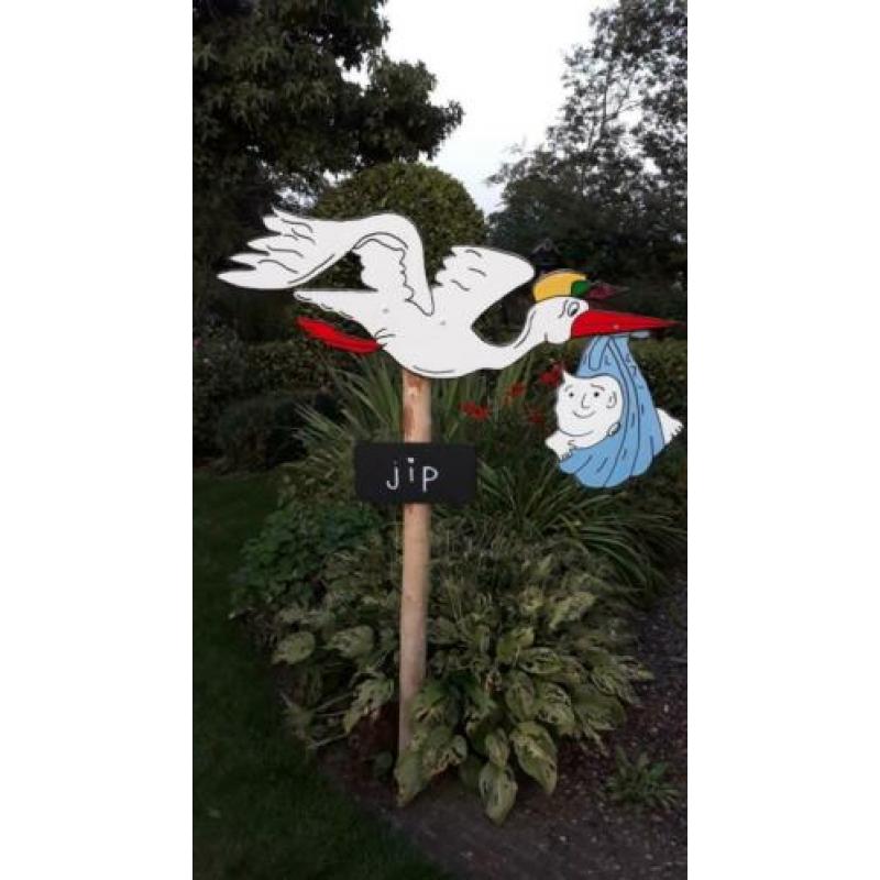 geboorte borden , ooievaar, geboorte meisje, geboorte jongen
