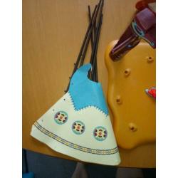 Playmobil indianendorp incl. tipi en bizon.